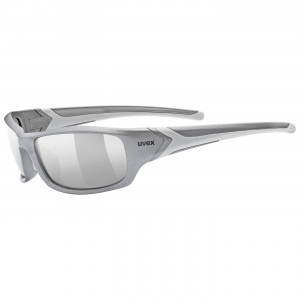 Glasses Uvex Sportstyle 211 grey mat / litemirror silver