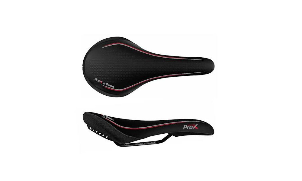 Седло Velo ProX VL-2213-1 black-red 