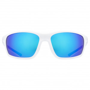 Glasses Uvex Sportstyle 229 white / mirror blue