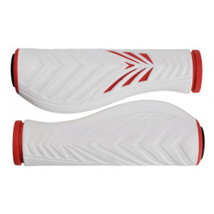 Ручки руля Velo ProX VLG-1133AD2 130mm Comfort GEL red-white