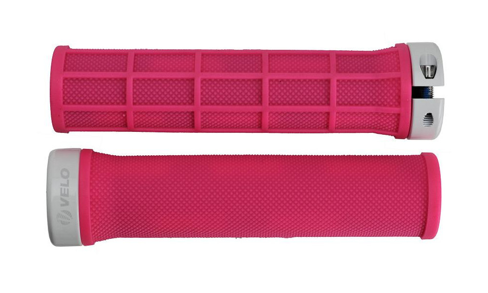 Ручки руля Velo ProX VLG-975A-11D2-L1 132mm Lock-on pink 