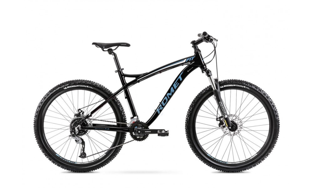 Велосипед Romet Rambler FIT 26" 2022 black-blue 