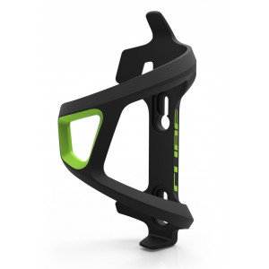 Bottle cage Cube HPP Left-Hand Sidecage black“n“green