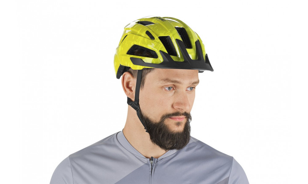 Helmet Cube STEEP glossy citrone - 1