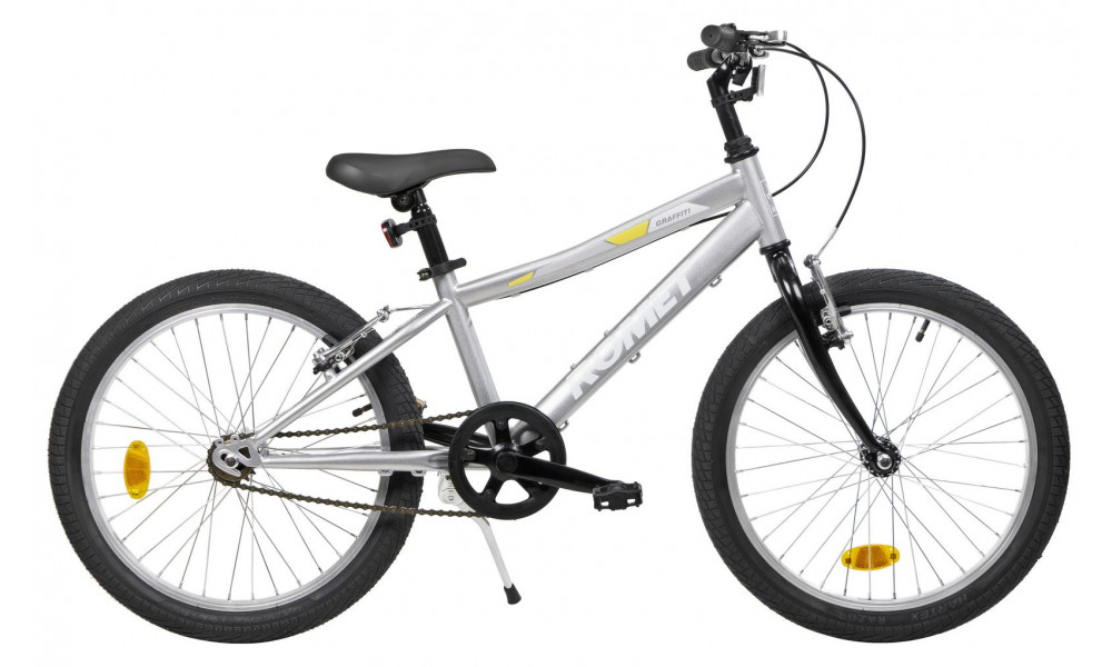 Bicycle Romet Rambler KID Rigid 20" silver-black - 1