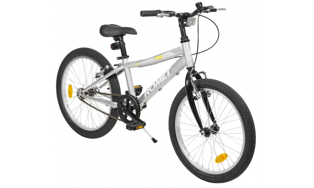 Bicycle Romet Rambler KID Rigid 20" silver-black - 4