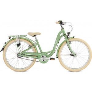 Bicycle PUKY Skyride 24-3 Alu Classic retro green