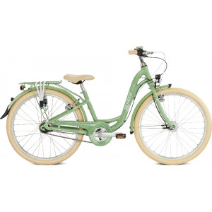 Bicycle PUKY Skyride 24-7 Alu Classic retro green