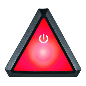 Helmet lamp Uvex plug-in LED Quatro red