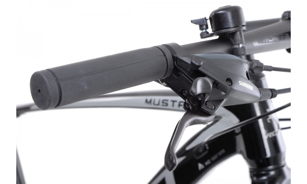 Велосипед Romet Mustang M1 29" LTD 2021 black-grey - 10