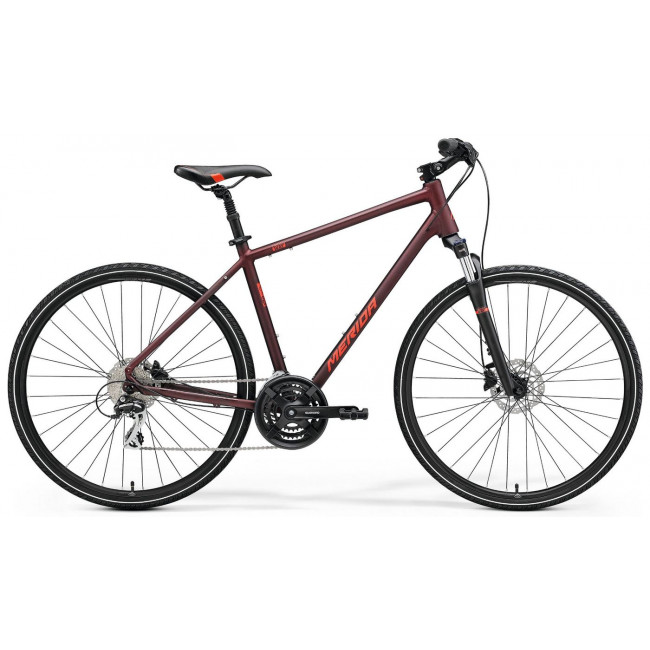 Велосипед Merida CROSSWAY 20 matt burgundy red