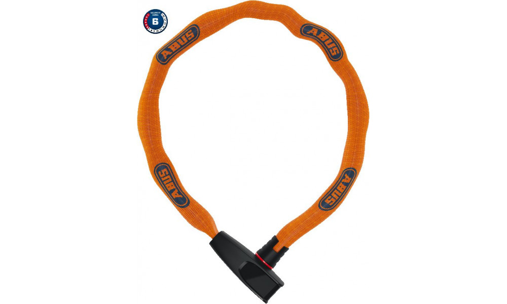 Замок Abus 6806K/85 NEON orange (square chain) 