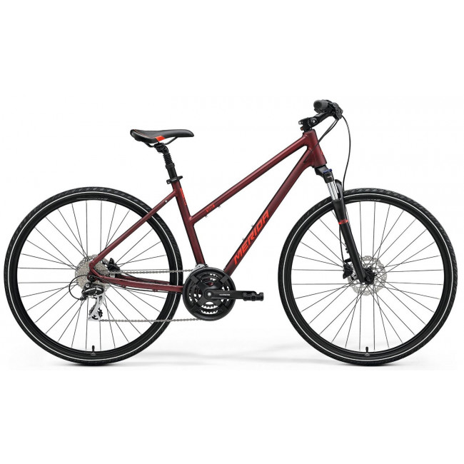 Bicycle Merida CROSSWAY 20 Lady matt burgundy red