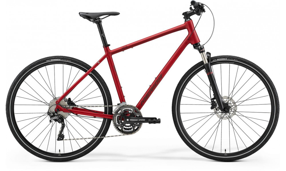 Bicycle Merida CROSSWAY 500 matt burgundy red 