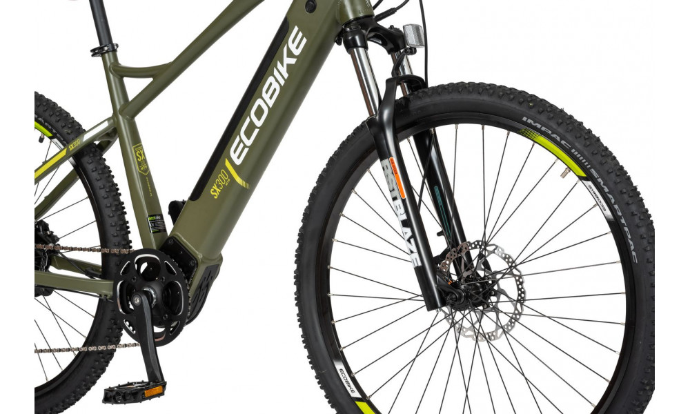 Электрический велосипед Ecobike SX 300 29" 48V green - 13
