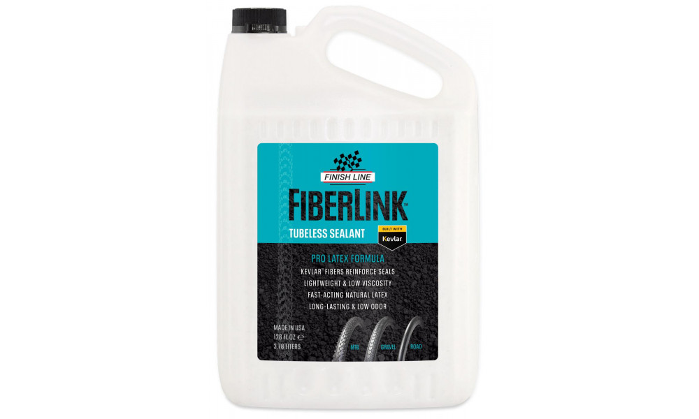 Герметик для бескамерных шин Finish Line FiberLink 3.77L 