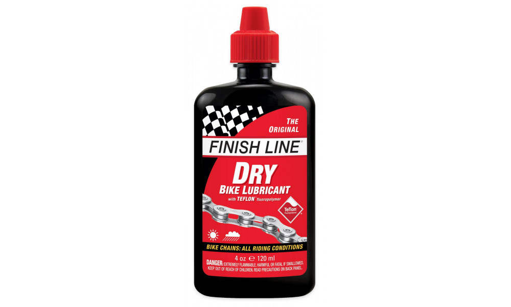 Chain lube Finish Line Dry with Teflon 120ml - 3