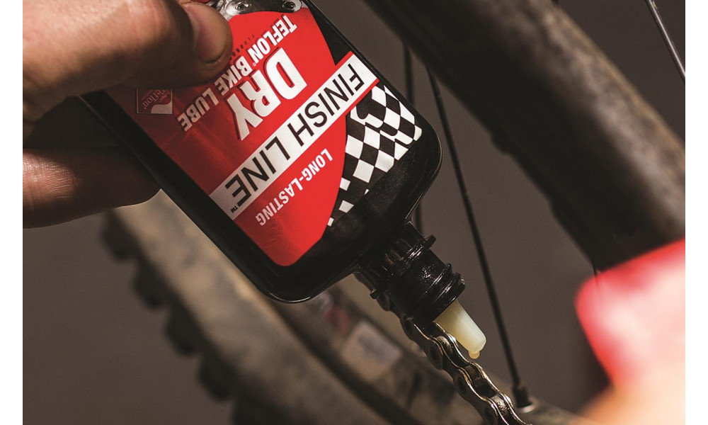Смазка цепи Finish Line Dry with Teflon 240ml - 1