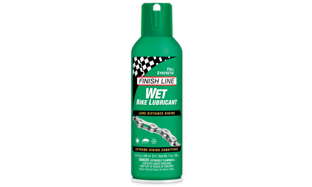 Chain lube Finish Line Wet aerosol 246ml - 3