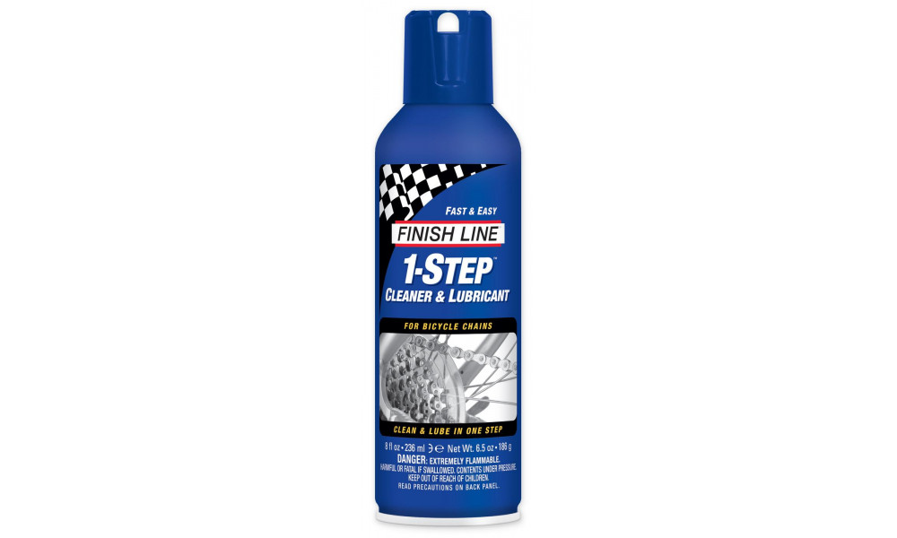 Очиститель цепи/смазка Finish Line 1-Step aerosol 236ml - 5