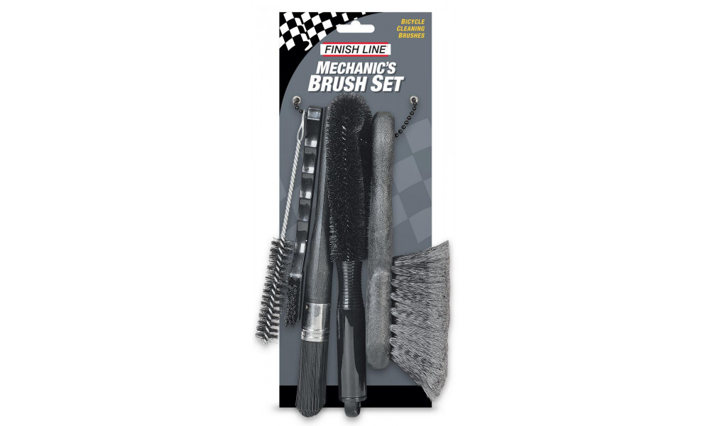 Комплект для чистки велосипеда Finish Line Brush Set (5шт.) - 19