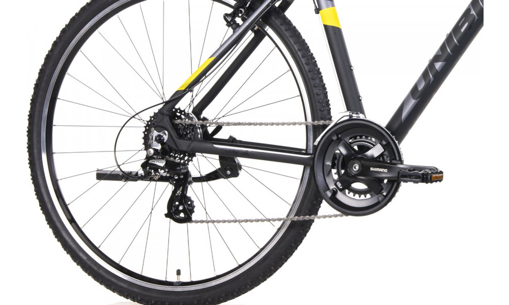 Велосипед UNIBIKE Prime GTS 2022 black-yellow - 1