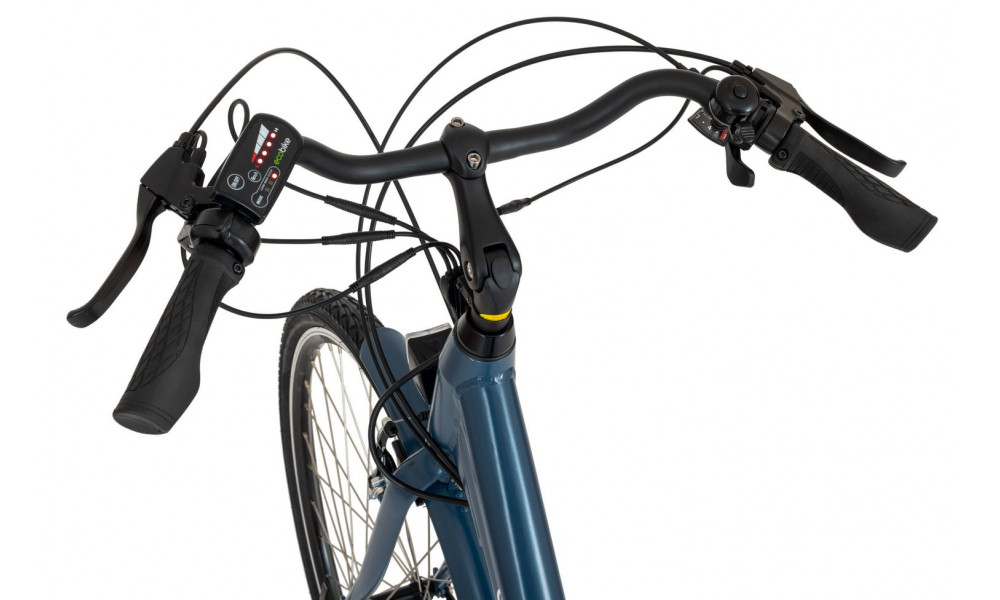 Электрический велосипед Ecobike Basic Petrol 28" blue - 7