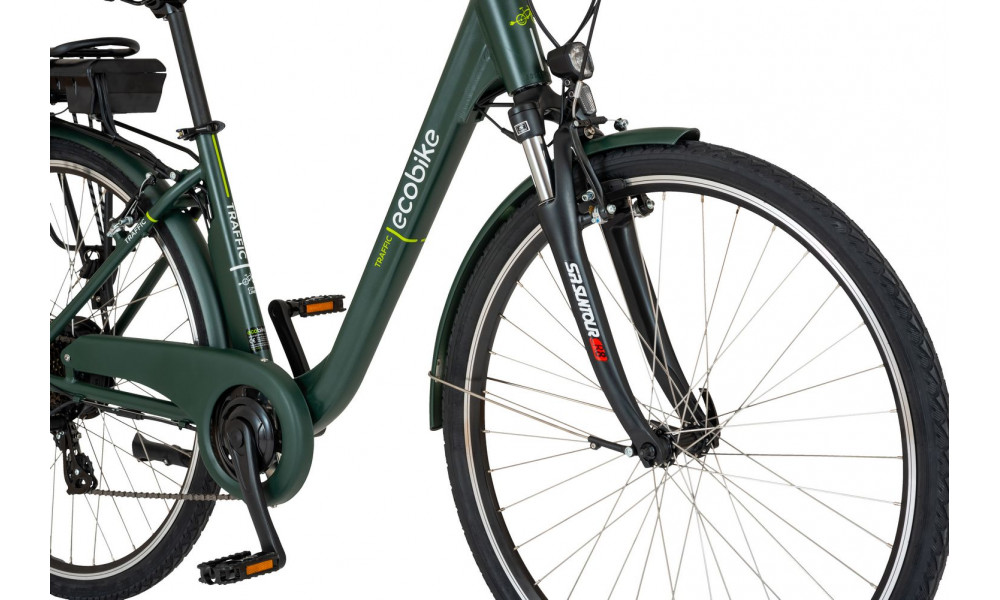 E-bike Ecobike Traffik 28" dark green - 4