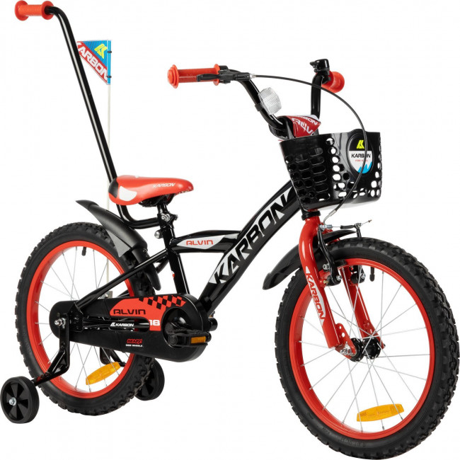 Bicycle Karbon Alvin 18 black-red