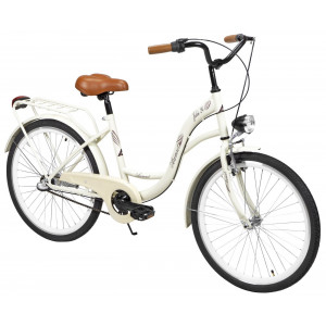 Bicycle AZIMUT Julie 24" 3-speed 2023 light cream