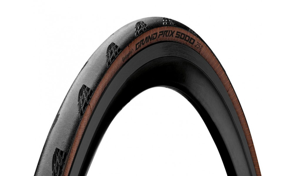 Tire 28" Grand Prix 5000 25-622 folding black/transparent 