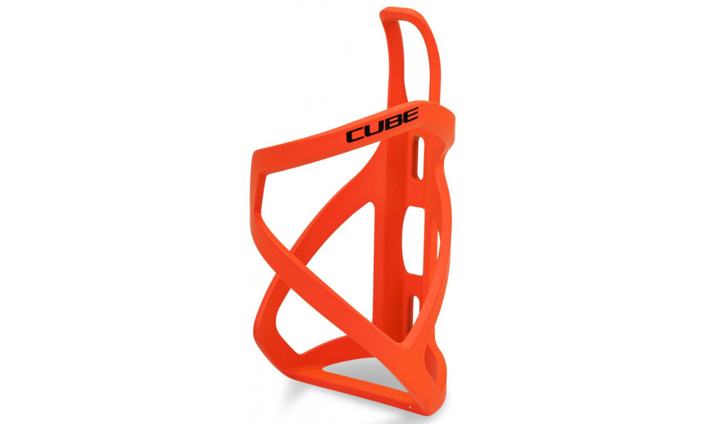 Держатель фляги Cube HPP left-Hand Sidecage matt orange'n'glossy black 