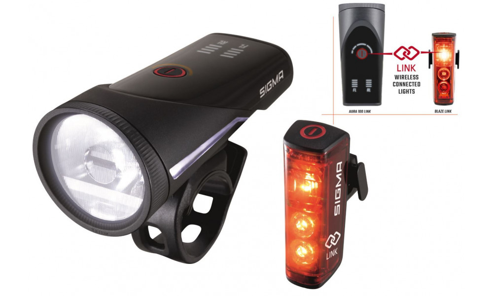 Light set Sigma Aura 100 + Blaze Link USB - 1