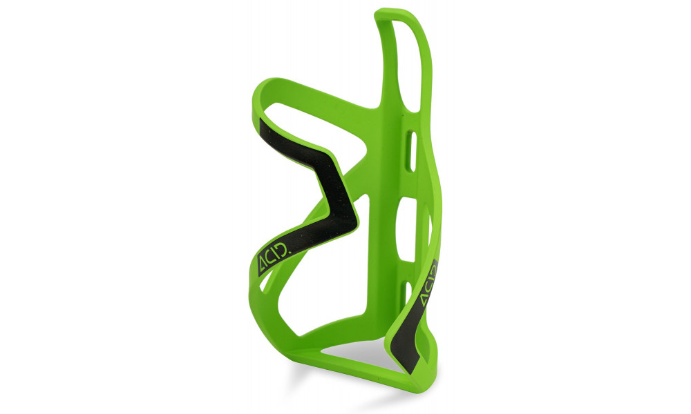 Bottle cage ACID HPP Sidecage matt green'n'glossy black 