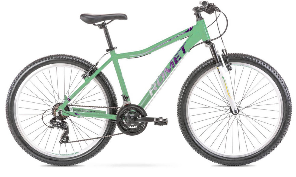 Велосипед Romet Jolene 6.1 26" 2022 green-violet 