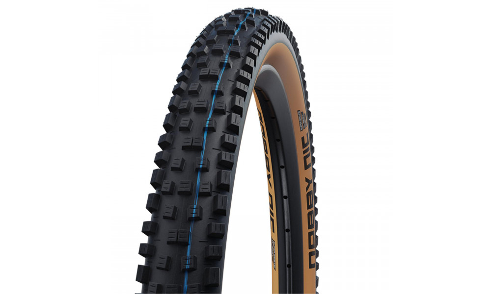 Шина 27.5" Schwalbe Nobby Nic HS 602 Evo Fold TLE 62-584 / 27.5x2.40 Super Ground Addix SpeedGrip Bronze 