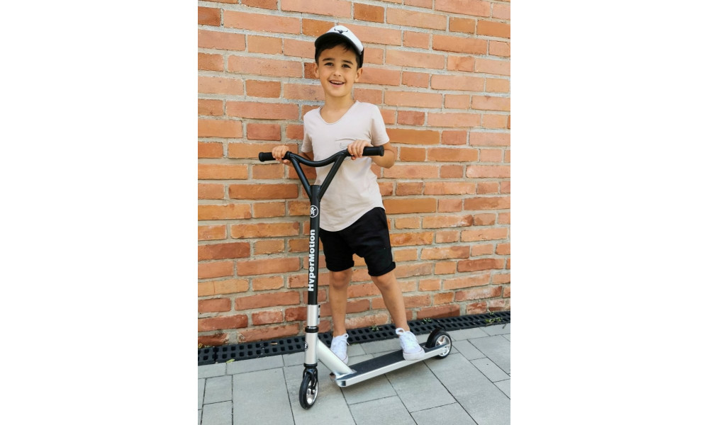 Самокат HyperMotion Evo Stunt silver - 2