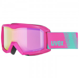 Skiing glasses Uvex flizz FM pink dl/pink clear-rose