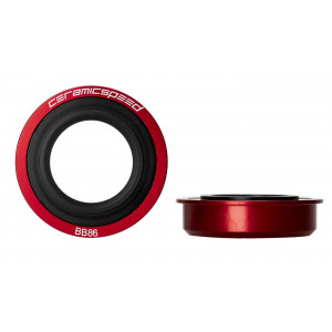 BB-set CeramicSpeed BB86 /PF41X86.5 for SRAM GXP 24 / 22,2mm red (105339)