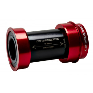Картридж каретки CeramicSpeed BBright / PF46X79 for Shimano/FSA/Rotor 24mm red (105171)
