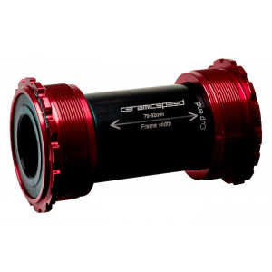 Картридж каретки CeramicSpeed T45 Threadfit 82.5 for Shimano/FSA/Rotor 24mm red (105136)
