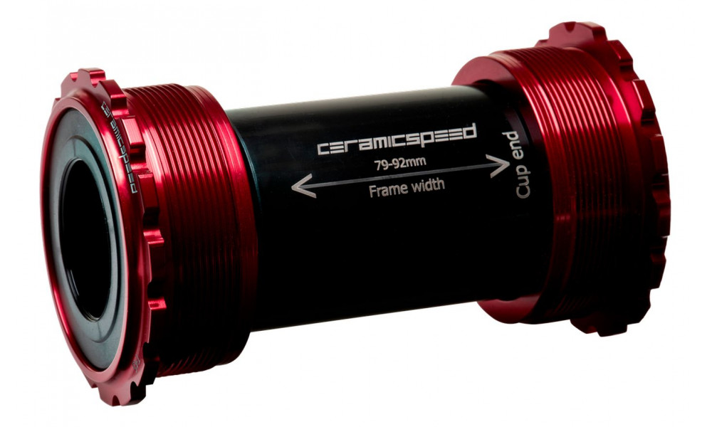 Картридж каретки CeramicSpeed T45 Threadfit 82.5 for Shimano/FSA/Rotor 24mm red (105136) 