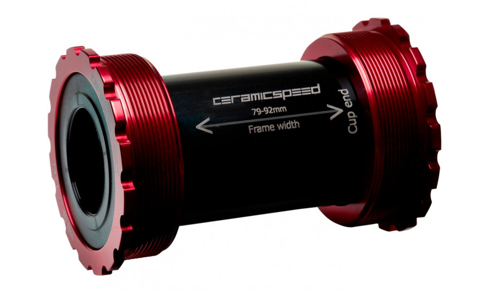 Картридж каретки CeramicSpeed T47 / Threaded 47X86/85 for Shimano/FSA/Rotor 24mm red (105151) 