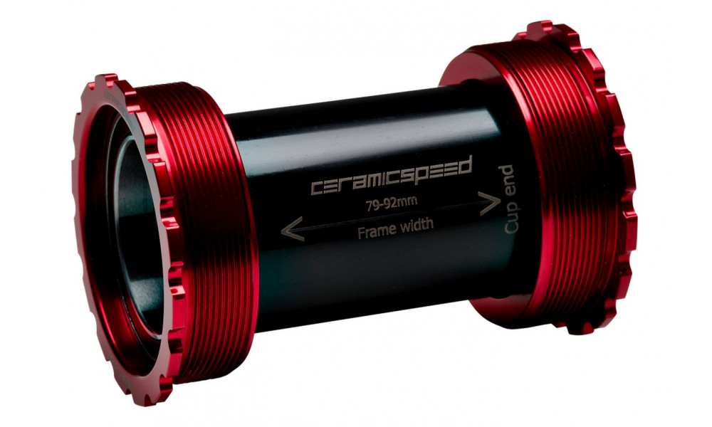 Źąšņščäę źąšåņźč CeramicSpeed T47 / Threaded 47X86/85 All 30mm crank spindles red (105153) 