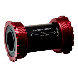 BB-set CeramicSpeed T47 / Threaded 47X86/85 for SRAM DUB 29 mm red (106770)