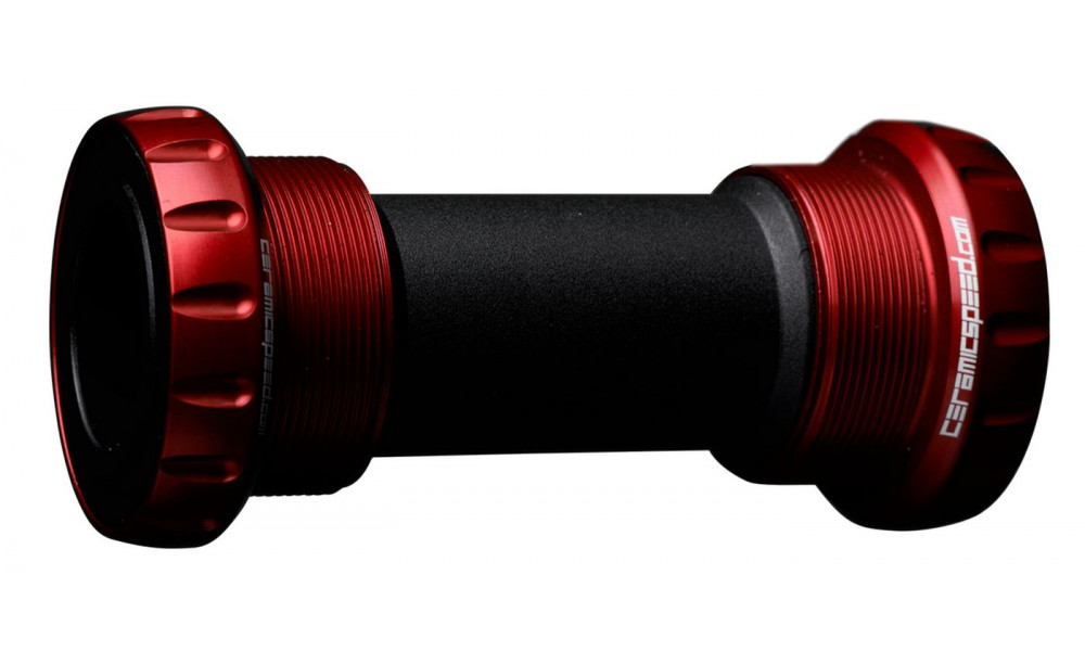 Źąšņščäę źąšåņźč CeramicSpeed BSA Road Coated 68mm for Shimano/FSA/Rotor 24mm red (101310) 