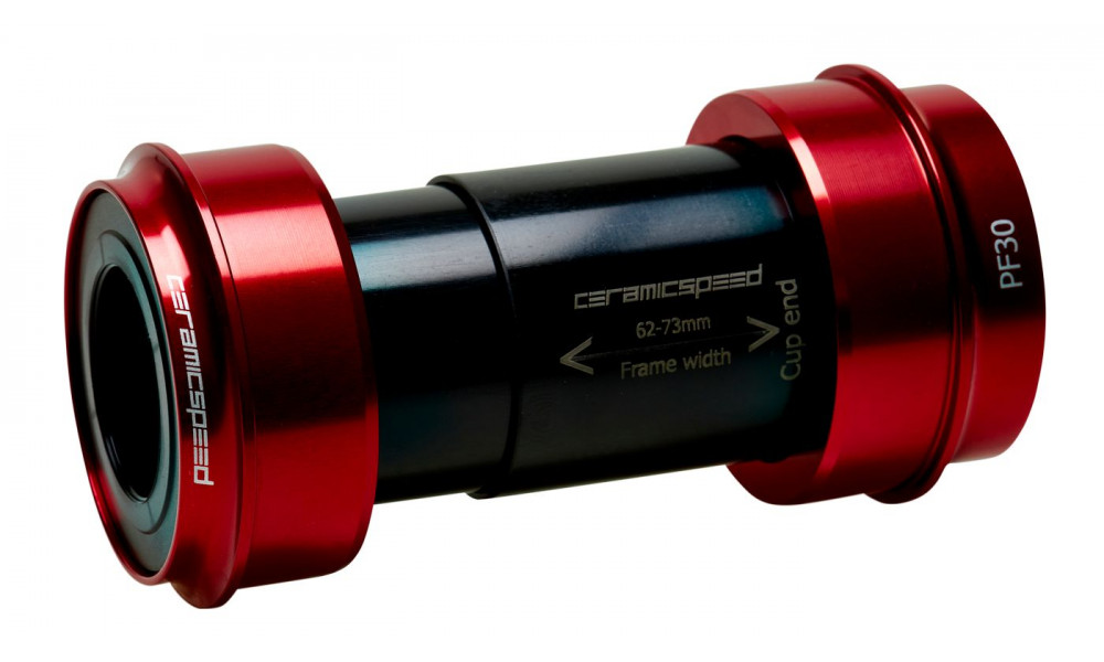 Źąšņščäę źąšåņźč CeramicSpeed Coated PF30A / PF46X73 for Shimano/FSA/Rotor 24mm red (104901) 