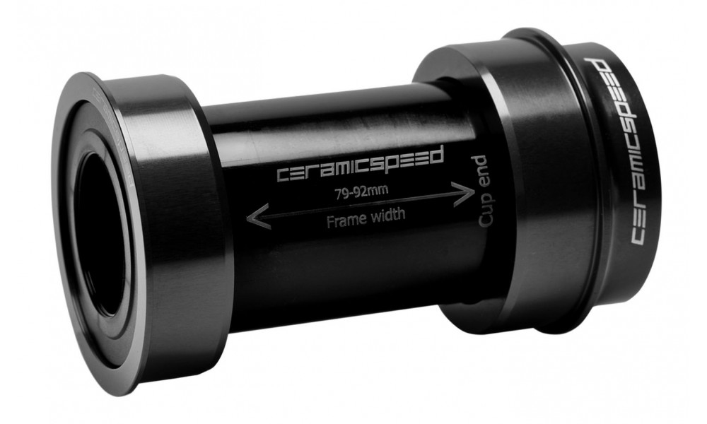 BB-set CeramicSpeed Coated BBright / PF46X79 for Shimano/FSA/Rotor 24mm black (105178) 