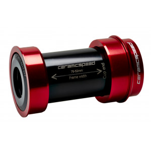 BB-set CeramicSpeed Coated BBright / PF46X79 for SRAM GXP 24 / 22,2mm red (105185)