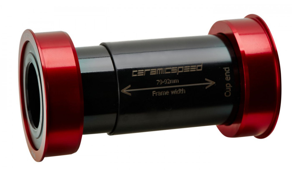 Źąšņščäę źąšåņźč CeramicSpeed Coated EVO386 / PF46X86 for Shimano/FSA/Rotor 24mm red (101434) 